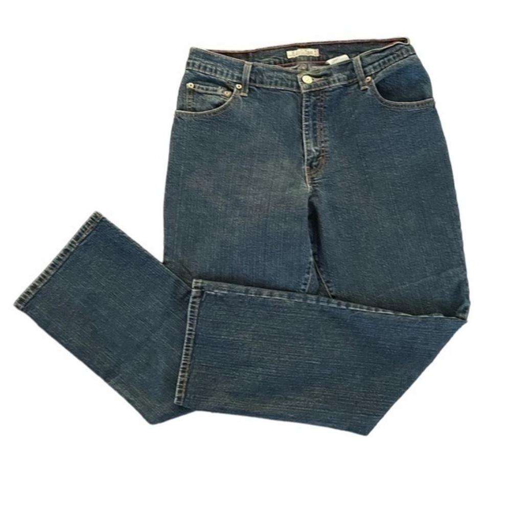Levi’s Vintage 350 Relaxed Bootcut Medium Wash Blue Jean Denim Pants 12 Petite